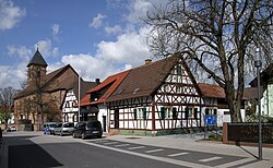 St. Birgitta and timber framed houses