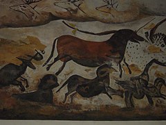 Լասքօ (ֆրանսերէն՝ Lascaux) քարանձաւին պատերուն վրայ գծուած նախամարդու նկար