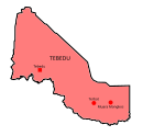 Map of Tebedu District, Sarawak 砂拉越州打必禄县地图