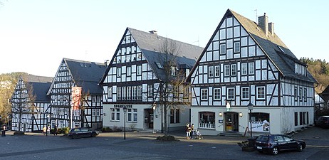 Vakwerkhuizen, Markt