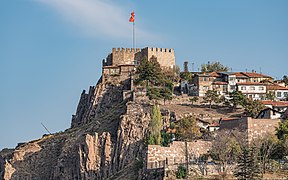 View of the Castle from the Hacı Bayram Mosque Park