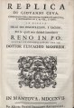 Replica [...] in difesa delle sue dimostrazioni, e ragioni per la quali non debbasi introdurre Reno in Po, 1717