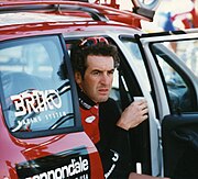 Giuseppe Calcaterra tijdens Parijs-Nice in 1997