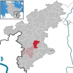 Hoisdorf – Mappa