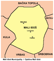 Map of Mali Iđoš municipality