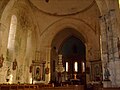 L'intérieur de l'église romane