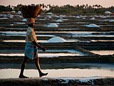 A7 A daily wage worker in a salt field. The average minimum wage of daily labourers is around Rs.100 per day