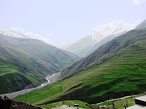 Mountains in Khinalug