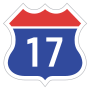 Expressway No.17 shield}}