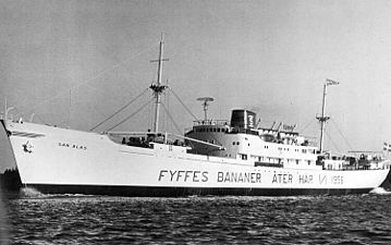 M/S San Blas, byggd på Ekensberg 1955