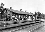 Mjölby station, år 1900