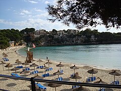 Plage de Porto Cristo.