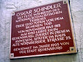 Memorial a Oskar Schindler em Ratisbona na Baviera