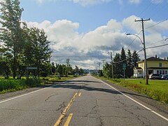 Route 204 leaving Tourville.