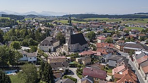 Blick über Straßwalchen