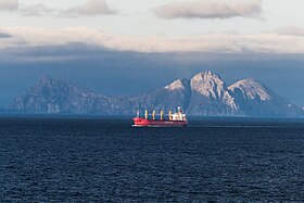 Vue de l'île Ugamak