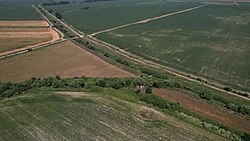 Air view of the village