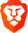 Brave lion icon