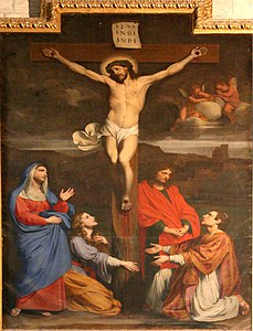 La Crucifixion, collégiale Notre-Dame de Villeneuve-lès-Avignon.