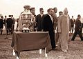 Sultan du Maroc, s.a.i. sidi Mohamed ben Youssef (1er président d'honneur du WAC) et son ami Mohamed Benjelloun Touimi (président-fondateur du WAC), le 25/11/1956.