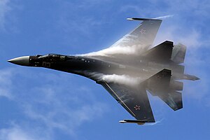 Rus Hava Kuvvetlerine ait bir Su-35S