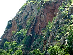 Southern cliffs of Magaliesberg, near Skeerpoort