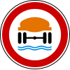 No vehicles carrying dangerous water pollutants