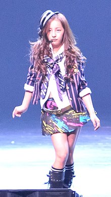 Tomomi Itano performing at the Anime Expo AKB48 live in Los Angeles, 2010