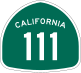 State Route 111 marker