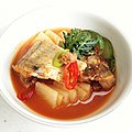 Dongtae-jjigae (frozen Alaska pollock stew)