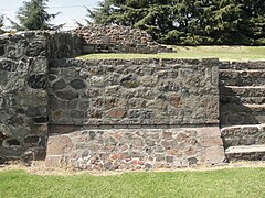 Talud-tablero in Structure 17 at Calixtlahuaca