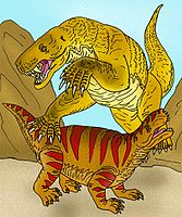 Gorgonops whaitsi & Titanosuchus ferox