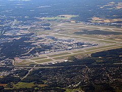 L'aéroport d'Helsinki-Vantaa.