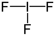 Iodine trifluoride.svg