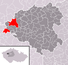 Jesenice na mapě