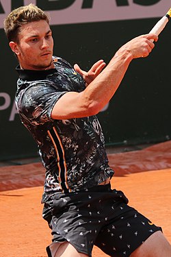 Miomir Kecmanović na French Open 2019