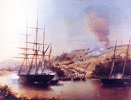 Een schilderij uit 1849 van het incident aan de Rio Nuñez in 1849 wordt bewaard in het Boké Museum. Het is een werk van Paul-Jean Clays. Het beeldt een Belgisch en Frans handelsschip af, en de landing van de mariniers. Het origineel bevindt zich in het Musée Royal de l’Armée in Parijs