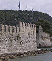 Fortifications along the sea wall