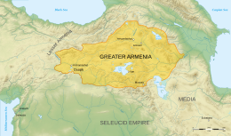 Regno d'Armenia - Localizzazione