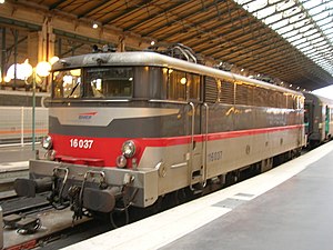 BB 16037 im Paris Gare du Nord im Dezember 2005