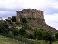 The view frae upkintra at fortress Rocca Imperiale.