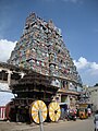 Temple de Thiruvanaikaval à Tiruchirapalli dans le sud de l'Inde