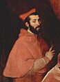 detail of the cardinal Alessandro Farnese