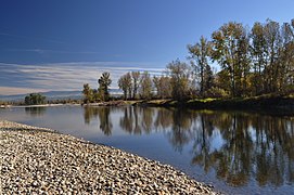 Bitterroot River near Victor, Montana