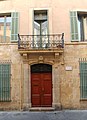 House where painter Paul Cézanne died in 1906 in Aix-en-Provence