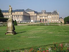 Castelo ou chateau de Lunéville, erigido por ordem de Leopoldo I, duque da Lorena, entre 1703 e 1720