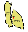 Map of Daro District, Sarawak 砂拉越州达佬县地图