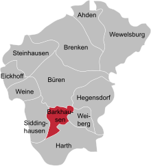 Ortsteile Büren - Barkhausen.svg