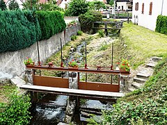 Rivière du Breitenbach coulant dans le village.