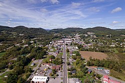 Aerial view of Sparta